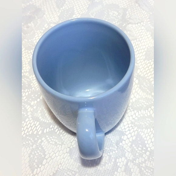Vintage Three Corelle Light Periwinkle Country Blue Stoneware Coffee Mug Tea Cup - Picture 15 of 17